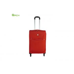 Spinner Wheels 20" 24" 28" 600D Polyester Red Soft Sided Luggage