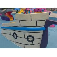 China TUV Children Playground Ship Water Slide For Backyard  Resort on sale