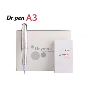 China Face Skin Care Silver Derma Roller Pen , Vibration Dermapen Micro Needling Machine supplier