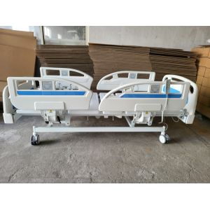 China 5-Function Electric Medical Bed Adjustable Hospital Bed With Hand Controller & Angle Indicator wholesale
