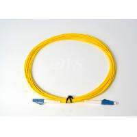 High Return Loss DYS LC-3.0 simplex  Singlemode Optical Fiber Patch Cord Meet The EUROPE ROHS Request
