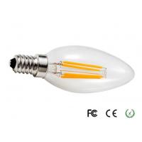 China 220V / 240V 3000K LED Filament Candle Bulb , E12S 4W LED Candle Bulbs on sale