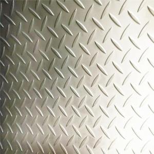China Polished Stainless Steel Diamond Plate Sheets 201 Embossed 304 316 Checker Plate 4x8 supplier