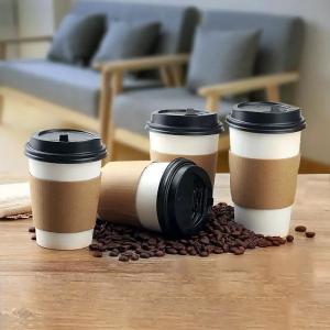 16oz Brown Double Wall Take Away Coffee Paper Cup Disposable Paper Coffee Cup