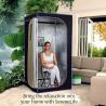 China Best 2021 modern style steam detoxification personal home spa steam soothing portable normal portable sauna heater wholesale