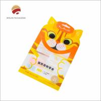 China Custom Design Pet Food Pouch with Zipper Top Vibrant CMYK Printing PET/AL/PE Materials on sale