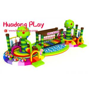 Climbing Kindergarten Early Childhood Playground Equipment  With Ball Pool Colorful