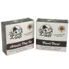 China Kraft Brown Paper Box Printing Small Handmade Soap Packaging Paper Box With Clear Window wholesale
