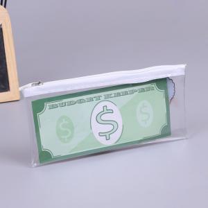 Rectangle Clear Pvc Pencil Case Personalised Square For Kids