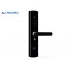 Semi Conductor Type Wifi Fingerprint Door Lock With Digital Touch Screen