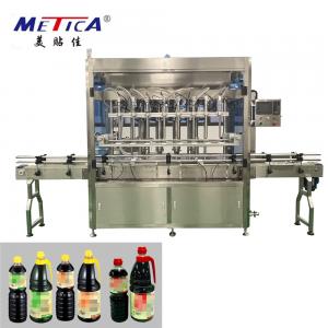 Machine de remplissage de mise en bouteilles automatique de sauce chaude à PLC 2000bph