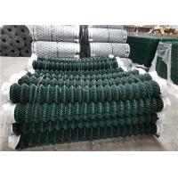 China 11.9 Gauge 2 Opening Chain Link Fence Cover Fabric 3 Foot With Heavy Duty Sliding Gates on sale