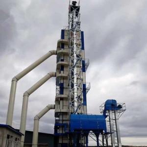 China 400 Ton Continuous Corn Grain Tower Dryer For Maize Clean Hot Blast Heating Medium supplier