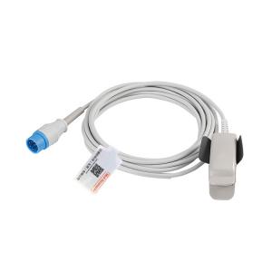 Portable Durable Spo2 Probe Sensor , Round Connector Pulse Oximeter Cable