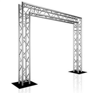 China 1M Design Customized 13ft height Portable Modular Aluminum Truss Stand Ground Frame Structure supplier