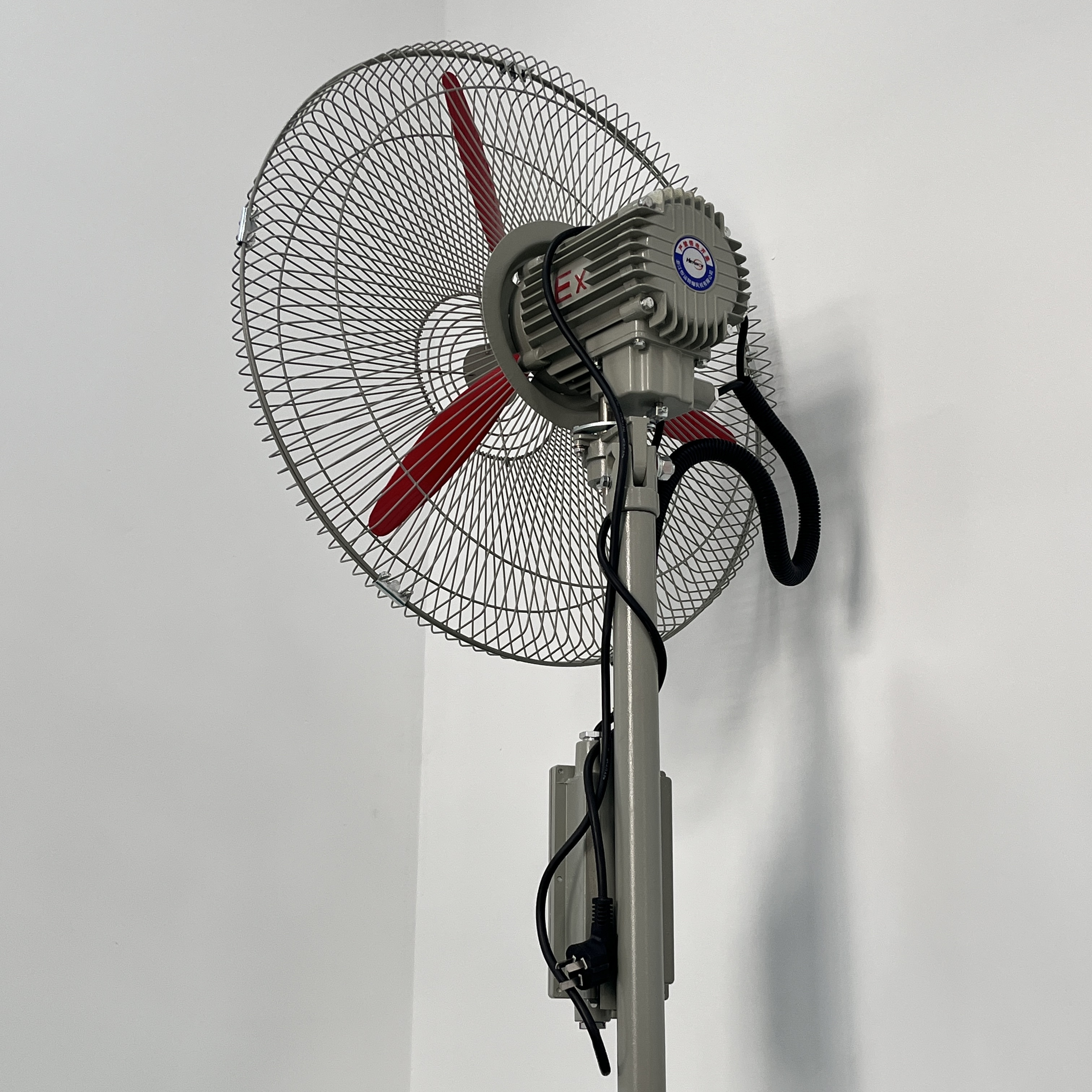 Asie du Moyen-Orient Conformité IECEx et GCC Ventilateur d'échappement résistant aux explosions avec protection IP54 et certification ATEX