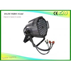 China Disco Dj Stage Lighting , Led Par 64 Rgbw Concert Lighting Systems wholesale