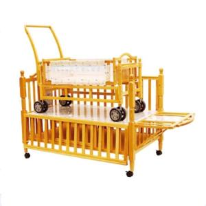 China Uchas de madeira ajustáveis da cama do berço de bebê com berço pequeno para dentro supplier
