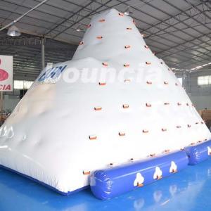 China Inflatable Water Climber / Inflatable Iceberg With Big Stainless Steel Anchor Ring supplier