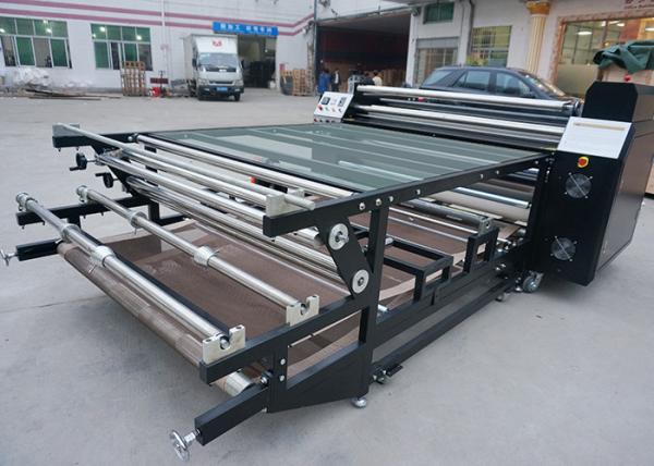 Digital Controller 1800mm Roller Heat Press Machine For Roll To Roll Fabric
