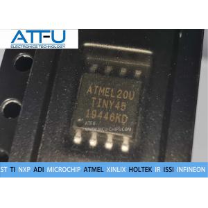 China ATTINY45-20SU Atmel 8 Bit MCU Chips AVR Microcontroller 2/4/8K Bytes In System Programmable Flash supplier