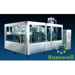 3-In-1 Tea Drink Bottle Filling Machine Automatic With Washing / Filling / Capping