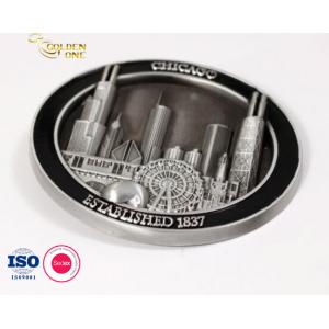 Hot Sale Famous Logo Sublimation Tourist Souvenir Tin Gift Metal custom souvenir  Fridge Magnets For Different Countries