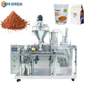 China Powder Spoon and Desiccant Filling FK-210F Automatic Zipper Pouch Bag Packing Machine supplier