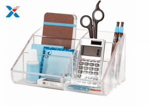 Clear Acrylic Desk Organizer Office Desk Organizer With 12 1 2