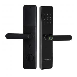 Hot Selling Fingerprint Smart Door Lock With Tuya Wifi Smartphone App Remotely Control High Quality For House Use