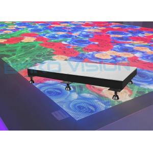 China Waterproof Floor LED Display Video Wall P3.91 2000-4500 Nits Scratch Resistant supplier