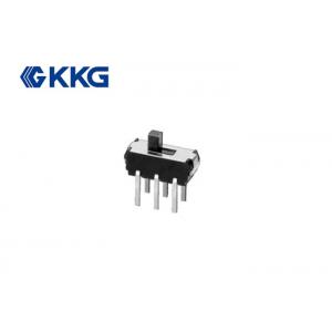 China DIP Dpdt Slide Switch , Mini Slide Switch For Electronic Accessories supplier