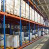 China 1000kg Push Back Racking System High Density Storage Press In Shelving Robust Design wholesale