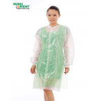 China Disposable PE aprons waterproof Anti Dust medical / kitchen apron PE aprons on sale