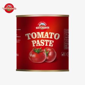 Canned Red Tomato Paste 70g Per Tin Hard Open Lid 30%-100% Purity