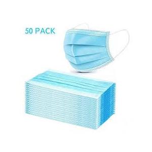 Hygienic  Disposable Face Mask Flu Prevention Latex Free Anti Air Pollution