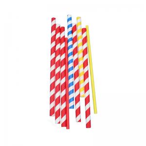 Disposable  Party Supplies Paper Straws Juice Milkshake Smoothie Paper Straws