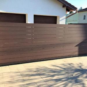 Commercial WPC Fence Panels Rotproof WPC Composite Fence Slats