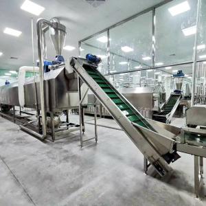 Fully Semi Automatic Garlic Powder Fruit Vegetable Processing Line AC380V