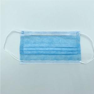 CE Disposable Non Woven Dust Mask , Tasteless No Irritation 3 Ply Face Mask