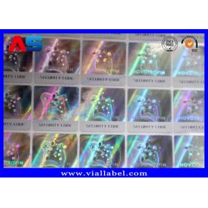 China Autocollant Holographique 3D à gratter personnalisé Étiquette QR Code Impression et couleur Autocollant vide variable wholesale