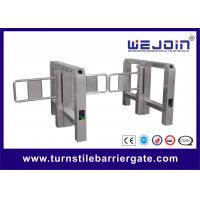 China Portable Single Bridge type Swing Barrier Gate for Pedestrian , Supermarket Swing Gate on sale