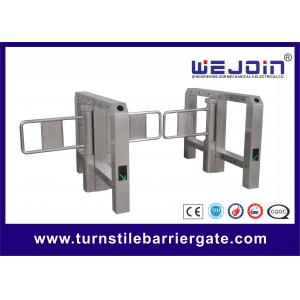 Portable Single Bridge type Swing Barrier Gate for Pedestrian , Supermarket Swing Gate