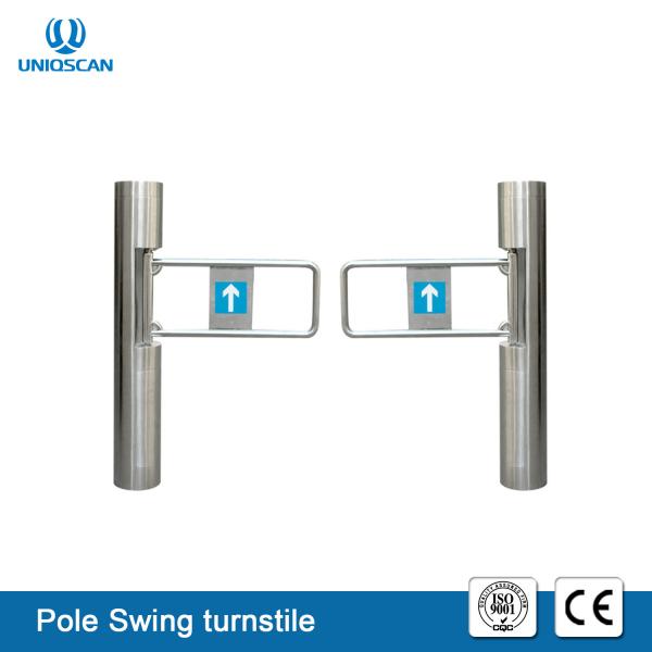 Automatic Opening Swing Security Turnstile Gate Wide Channel Smart Card Access