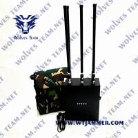 China Lightweight Backpack Signal Jammer Mobile Phone GSM 3G 4G 5G CDMA TDMA on sale