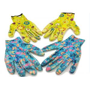 China Pretty Ladies Gauntlet Gardening Gloves Corrosion Resistance Knitted Wrist supplier