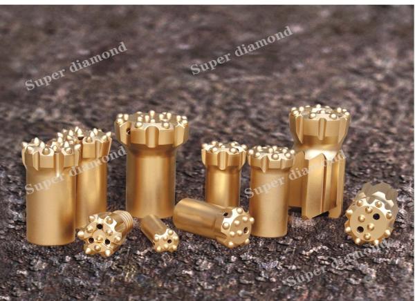 Certification ISO 9001 2000 Spray-Paint T51 T45 102mm Mining Rock Drilling Threaded Button Bit for Blasting and Eploration