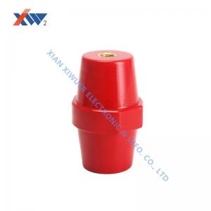 Low Voltage Resin Capacitive Insulator Customized Red Epoxy Busbar