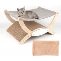 China Cat'S Nest Wooden Cat Bed Swing Cat Rocker Chair All Seasons Removable And Washable Cat'S Bed Cat'S Scratch Board on sale