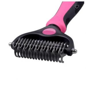 2 Sided Pet Safe Dematting Comb Shedding Dematting Undercoat Rake